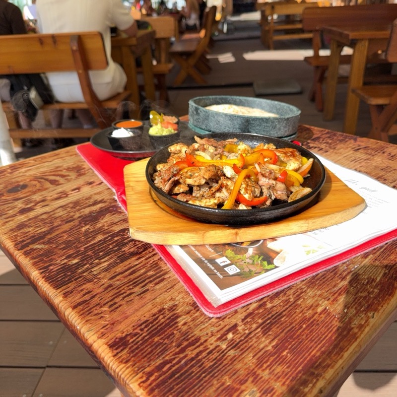 Fajitas, zdjęcie z karty Green Pub Sjesta użyte do skanu 3D