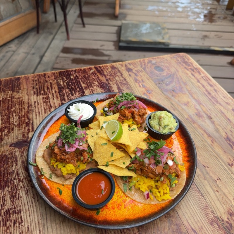 Tacos tinga, zdjęcie z karty Green Pub Sjesta użyte do skanu 3D